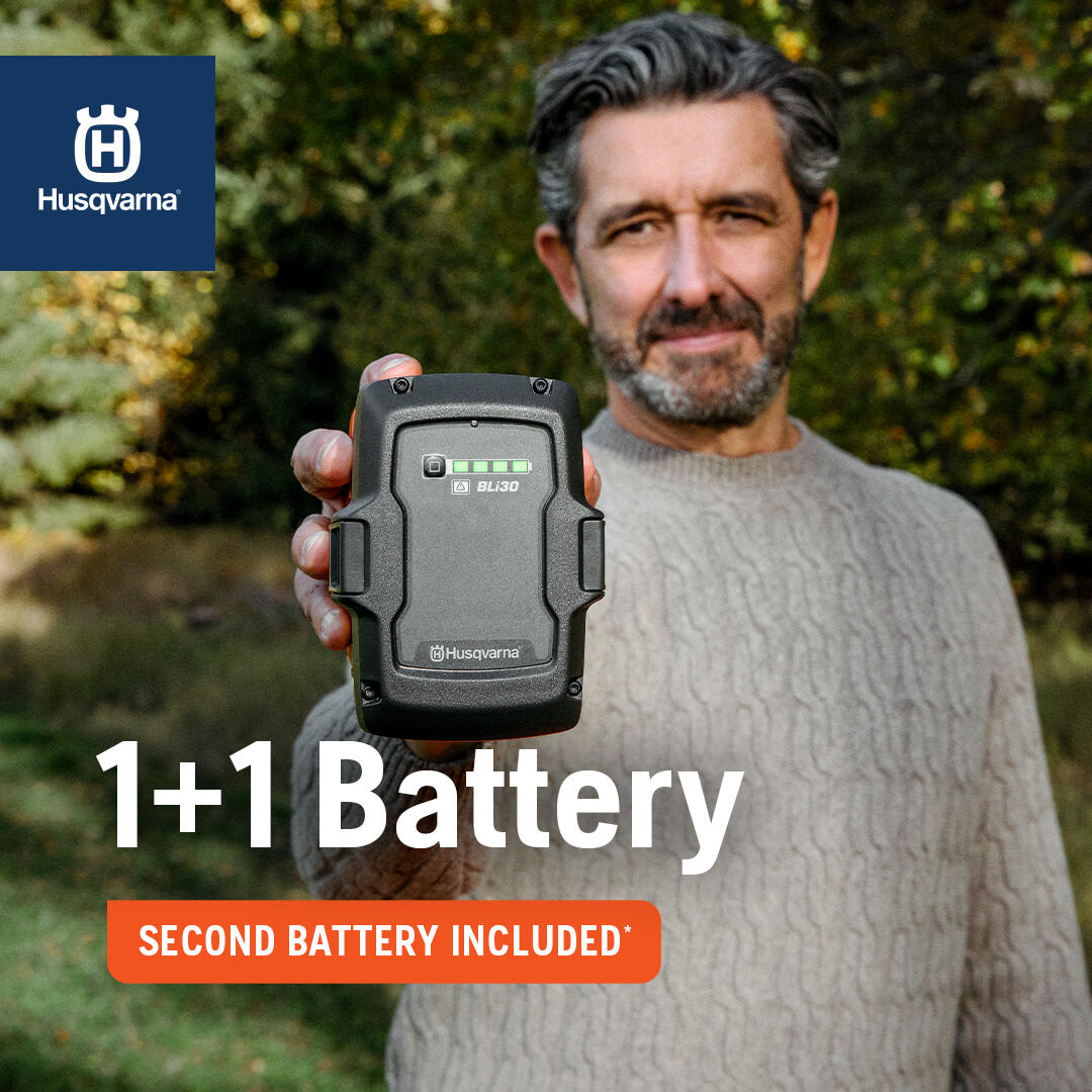 Husqvarna Free Battery Promotion