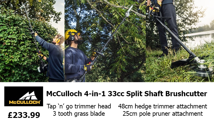 mcculloch multi tool hedge trimmer attachment