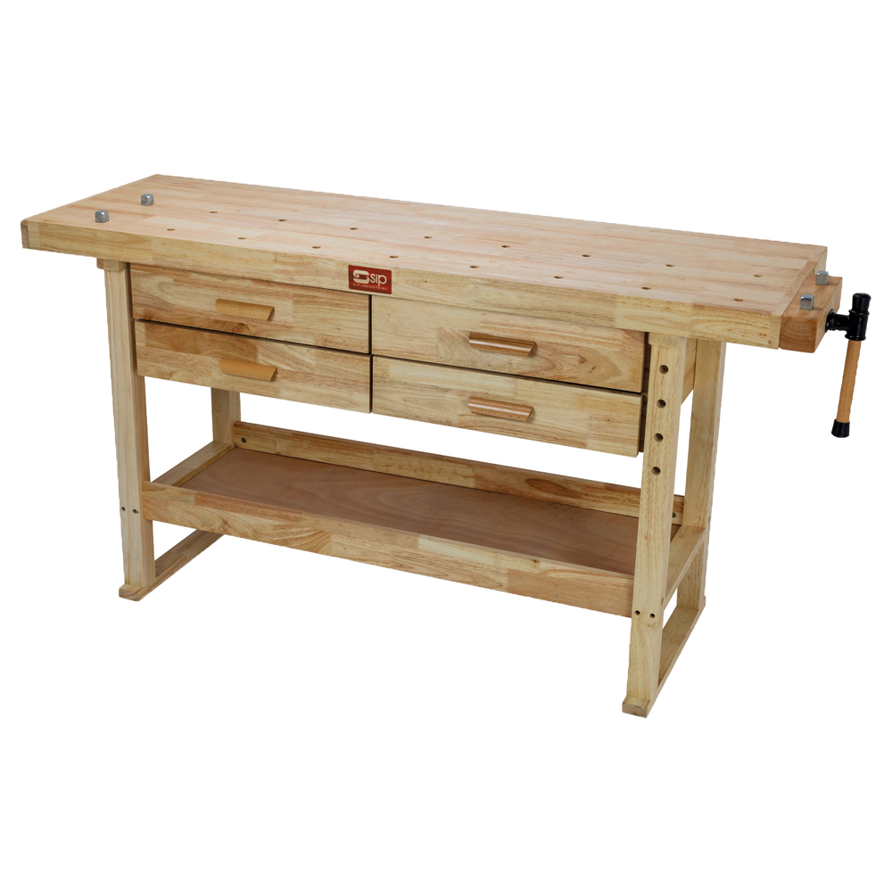 Image of SIP 01460 Professional Hardwood 4 Drawer Workbench