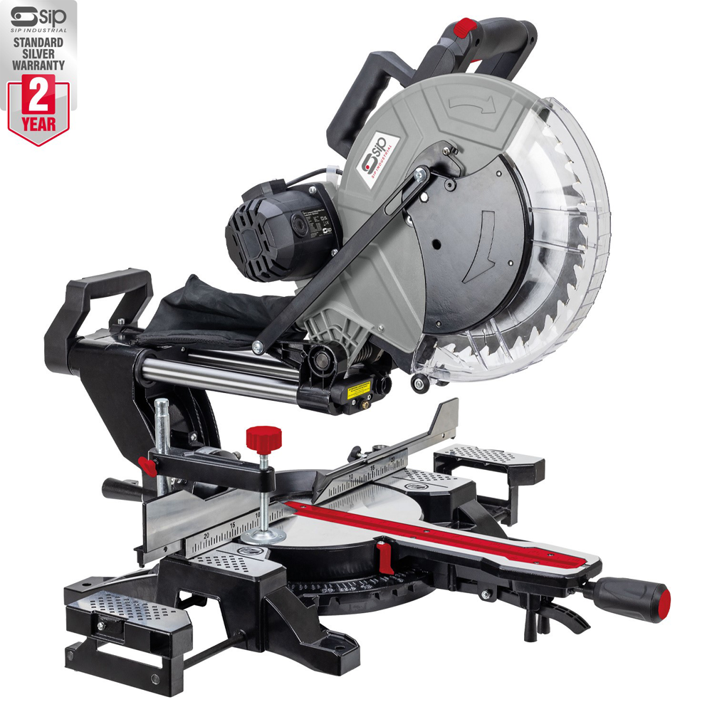 Image of SIP 01505 12" Compound Sliding Mitre Saw with Laser