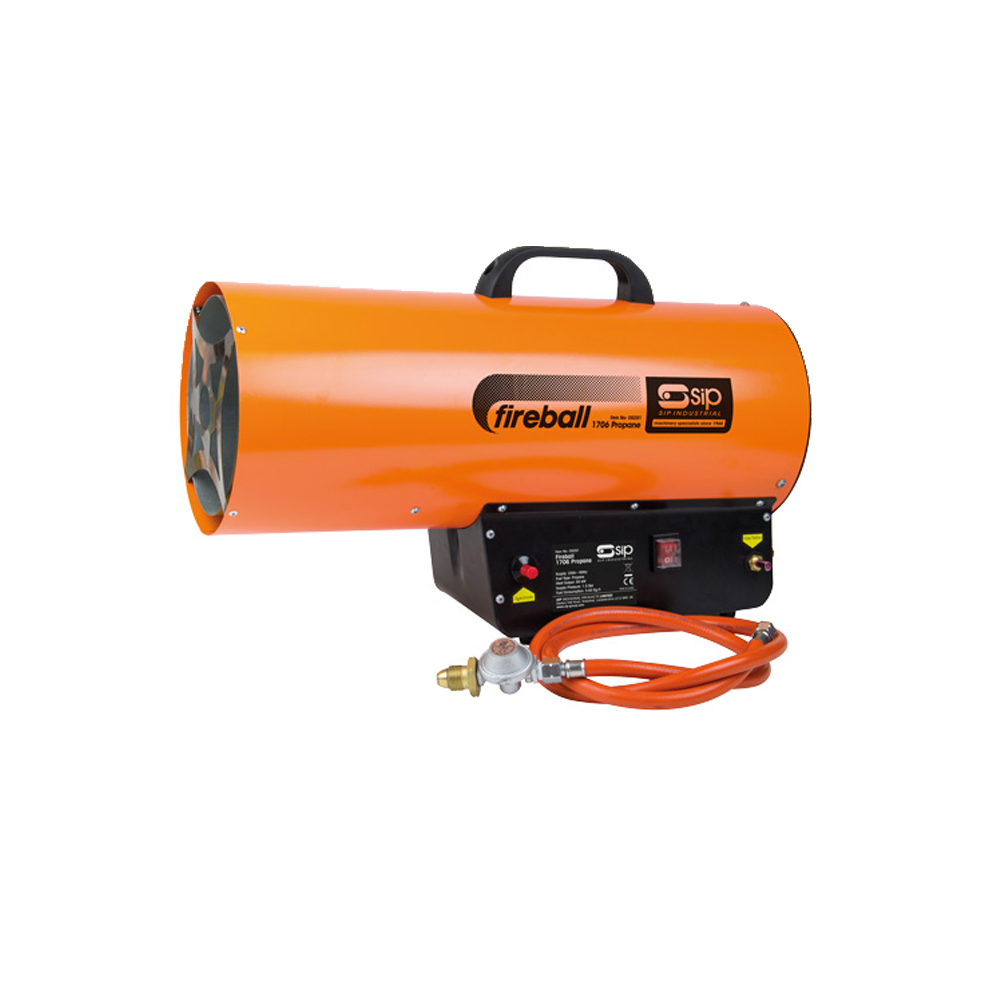 Image of SIP 09291 Fireball 1706 Propane Gas Space Heater 170,364 BTU